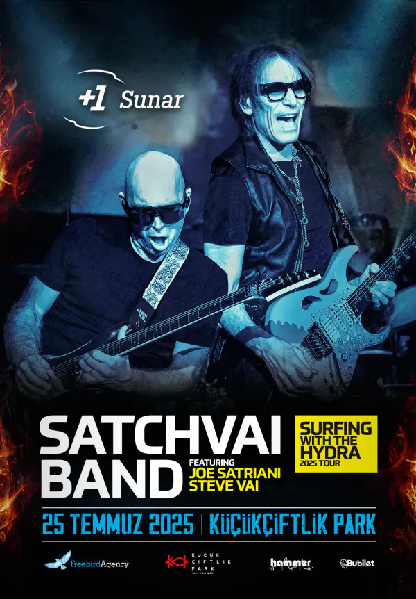 +1 Sunar: SatchVai Band (Joe Satriani & Steve Vai) thumbnail