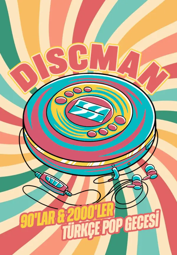 Discman 90’lar & 2000’ler Türkçe Pop Gecesi thumbnail