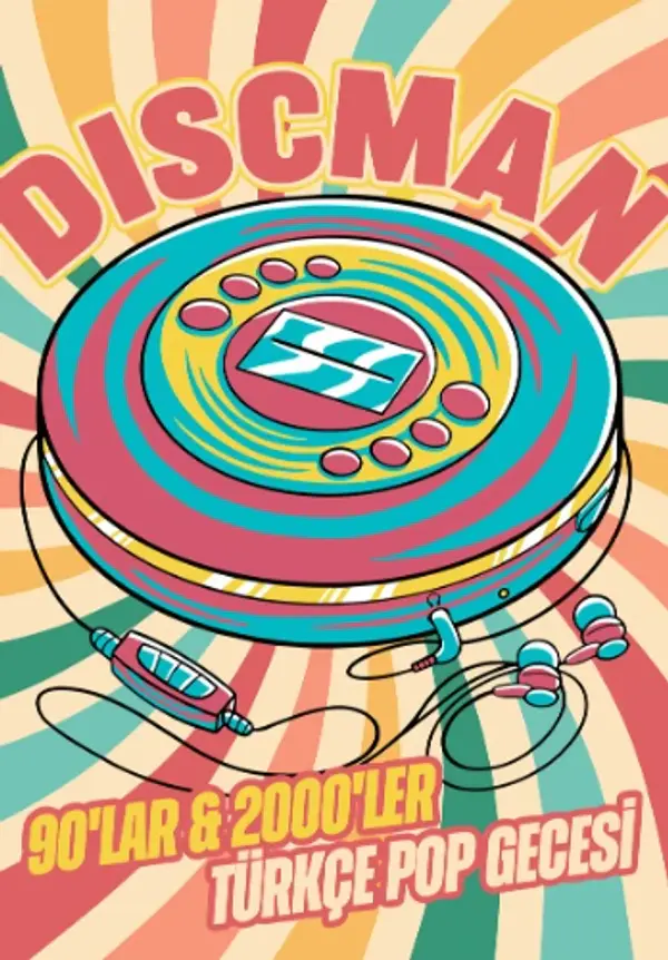 Discman 90’lar & 2000’ler Türkçe Pop Gecesi thumbnail