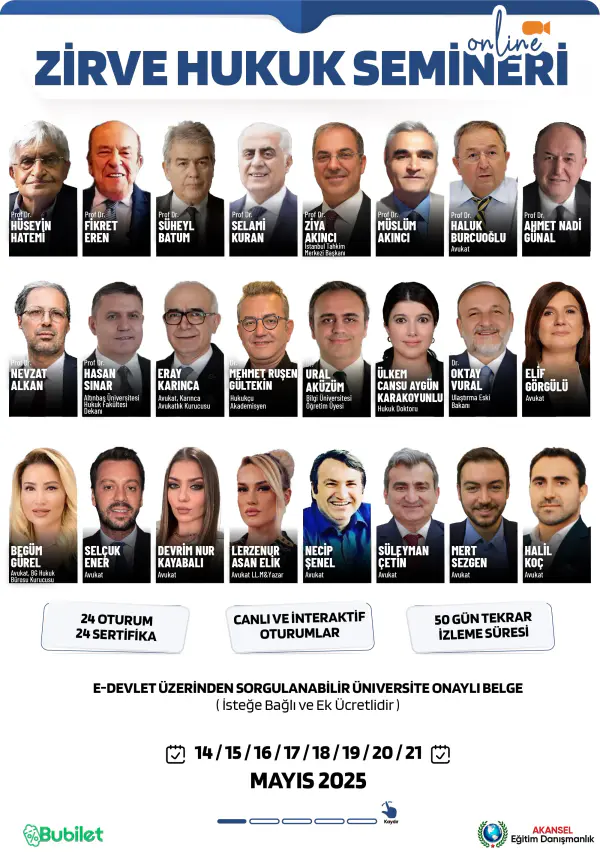 Online Zirve Hukuk Semineri thumbnail
