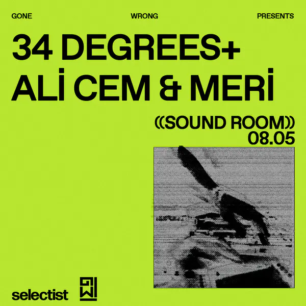 Gone Wrong Presents: 34 Degrees + Ali Cem & Meri thumbnail